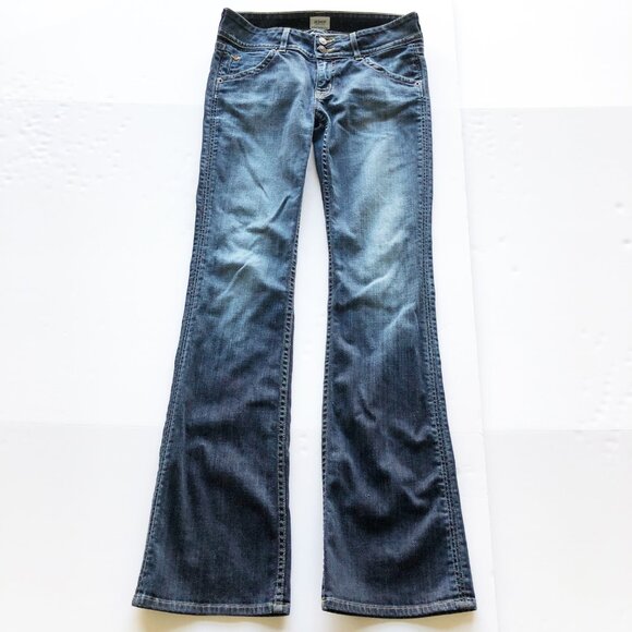 HUDSON Signature Bootcut Elm Dark Wash Double Button Flap Pocket Jeans Womens 28 - Picture 3 of 14